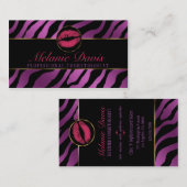 シックなCosmetologyの名刺 名刺 (正面/裏面)