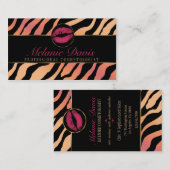 シックなCosmetologyの名刺 名刺 (正面/裏面)