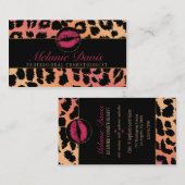 シックなCosmetologyの名刺 名刺 (正面/裏面)