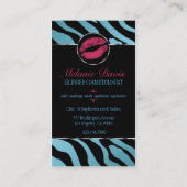 シックなCosmetologyの名刺 名刺 (裏面)