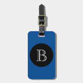 シックなLUGGAGE/BAG TAG_156 BLUE/BLACK/MONOGRAM ラゲッジタグ