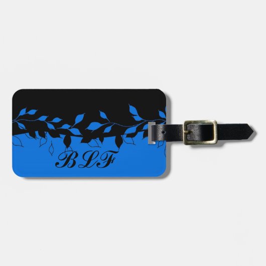 シックなLUGGAGE/GIFT TAG_LEAVES 152 ラゲッジタグ (正面横)