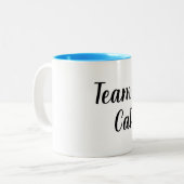 シックなMUG_のチームCAT ツートーンマグカップ (正面左)