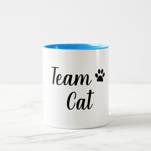 シックなMUG_のチームCAT ツートーンマグカップ (中央)
