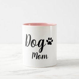 シックなMUG_犬のお母さん ツートーンマグカップ