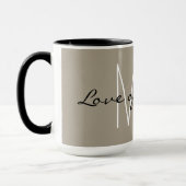 シックなMUG_ " LOVE OF MY LIFE夫人" マグカップ (左)