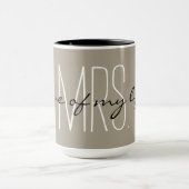 シックなMUG_ " LOVE OF MY LIFE夫人" マグカップ (中央)