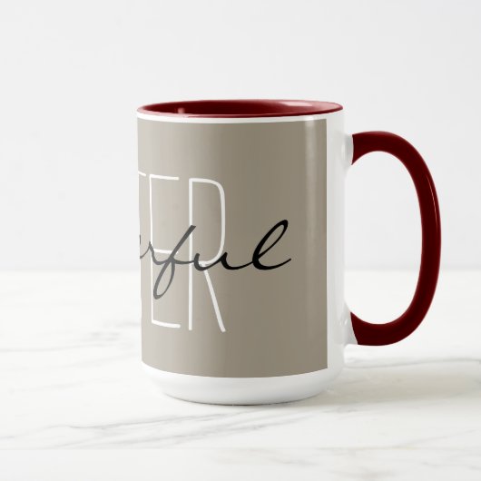 シックなMUG_ " WONDERFUL氏" マグカップ (右)