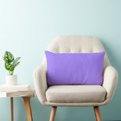 シックなPILLOW_181 PURPLE/BLACKの固体 ランバークッション (椅子)