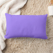 シックなPILLOW_181 PURPLE/BLACKの固体 ランバークッション (ブランケット)