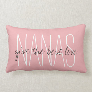 シックなPILLOW_ " NANASは…最も最高のな愛を与えます。" ランバークッション