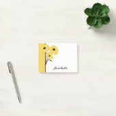 シックなPOST-IT-NOTE_MODの黄色いケシ ポストイット (オフィス)