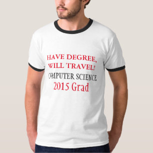 シックなT_2015 GRADUATE_COMPUTER科学 Tシャツ