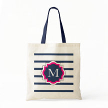 シックなTRAVEL/BAG_PREPPY 435 NAVY/WHITEは縞で飾ります