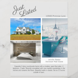 シックのみリストされたエテ実在ート2サイドグレーテンプレート チラシ