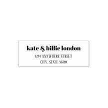 シックはっきりしたカップル名差出人住所