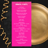 シックはっきりしたピンクグリッターレトロディスコボール結婚ズ プログラム