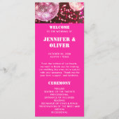 シックはっきりしたピンクグリッターレトロディスコボール結婚ズ プログラム (正面)