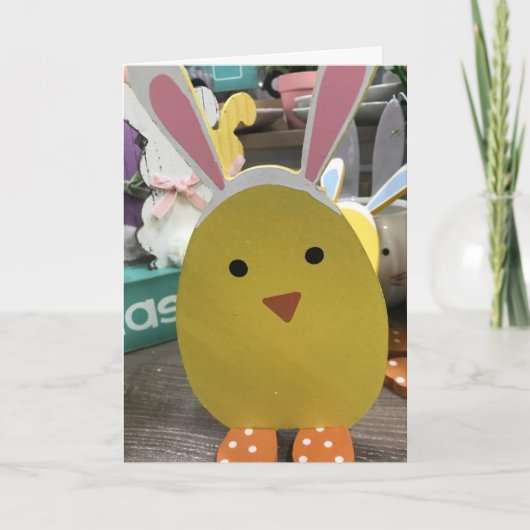 シックはイースター**願いを届ける** カード (正面)