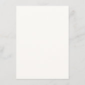 シックアイボリー | フローラバラ披露宴エンクロージャカード エンクロージャーカード (裏面)