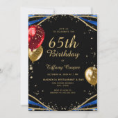 シックアゲート65誕生日 招待状 (正面)