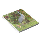 シックアットボトルブラシメモ帳とサンドヒルクレーン ノートパッド (アングル)