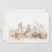 シックアトランタジョージアランドスケープリハーサルディナー 招待状 (裏面)