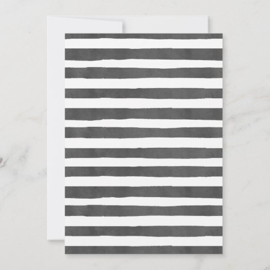 シックアネモンブーケリハーサルディナー招待状 招待状 (裏面)