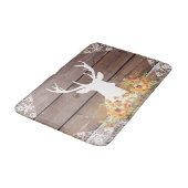 シックアンティーク素朴バーンウッドディアー〔雄ジカの〕枝角 バスマット (アングル)