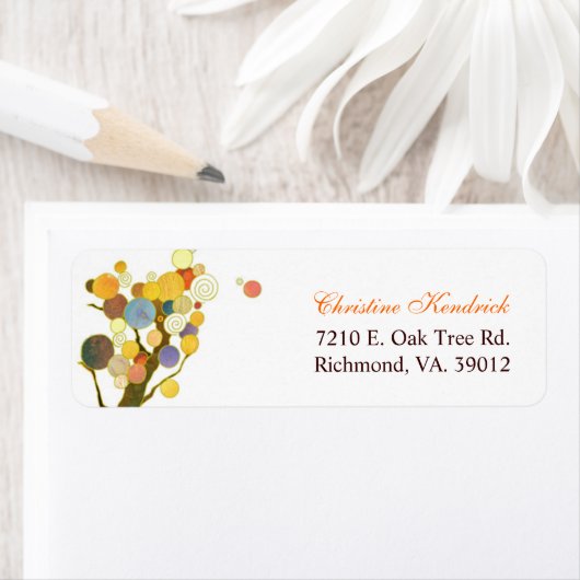 シックアールデコツリー住所 シール (インサイチュ)