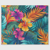 シックイニシャルフェスティバルラグジュアリー誕生日 ラッピングペーパー (フラット)