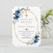 シックインビタシオンデバウティゾ金ゴールドコンフローレスバプテスマ 招待状 (スタンド正面)