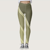 シックウィートムードアンダーグレーバンドプリント レギンス (正面)