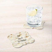 シックウェスタン金ゴールドホワイトクリームコウィド ペーパーコースター (インサイチュ)