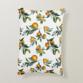 シックウォーターカラーシトラスプリント アクセントクッション (裏面(縦))