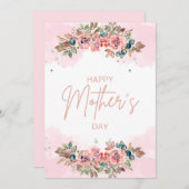 シックウォーターカラーフローラマザーズデイ シーズンカード (正面/裏面)