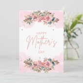 シックウォーターカラーフローラマザーズデイ シーズンカード (スタンド正面)