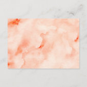 シックウォーターカラーフローラ披露宴 エンクロージャーカード (裏面)