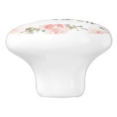 シックウッドランドアニマルズパステル赤面フローラ金ゴールド セラミックノブ (側面)