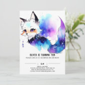 シックウッドランドキツネバースデーパーティー 招待状 (スタンド正面)