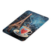 シックエッフェルタワーハートカフェコーヒーチョークパリ マグネット (左側)