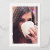 シックエボニー メリーリトルクリスマス 箔シーズンカード (裏面)