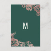 シックエメラルドグリーンバラ金ゴールドフローラ情報 エンクロージャーカード (裏面)