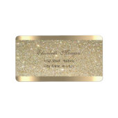 シックエレガントで洗練さストライプのれた輝き ラベル (正面)