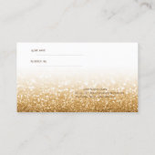 シックエレガントなキラキラストライプのス、紹介カード 紹介カード (裏面)