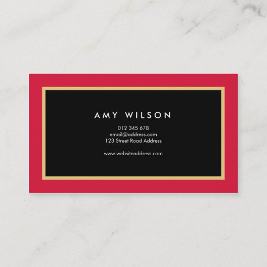 シックエレガントなピンクのフローラメイクアップアーティスト 名刺 (裏面)