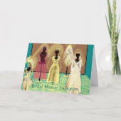 シックエレガントなブライダルシャワーの招待状 招待状 (正面)