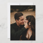 シックエレガントなボヘミ金ゴールド華美ロマ結婚ティック 招待状 (裏面)