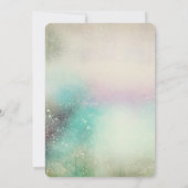 シックエレガントな新婦ドレスブライダルシャワー 招待状 (裏面)