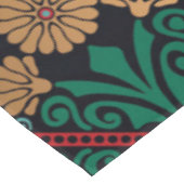 シックエレガントな装飾タイル模様 テーブルクロス (アングル)